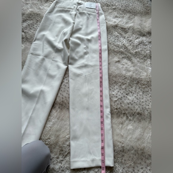 NWT H&M High Waist Slacks White size 2 - Picture 5 of 7